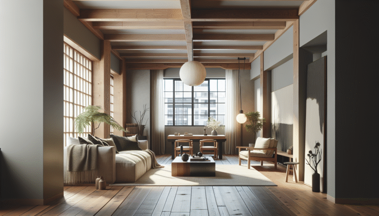 Styl Japandi w eleganckim salonie