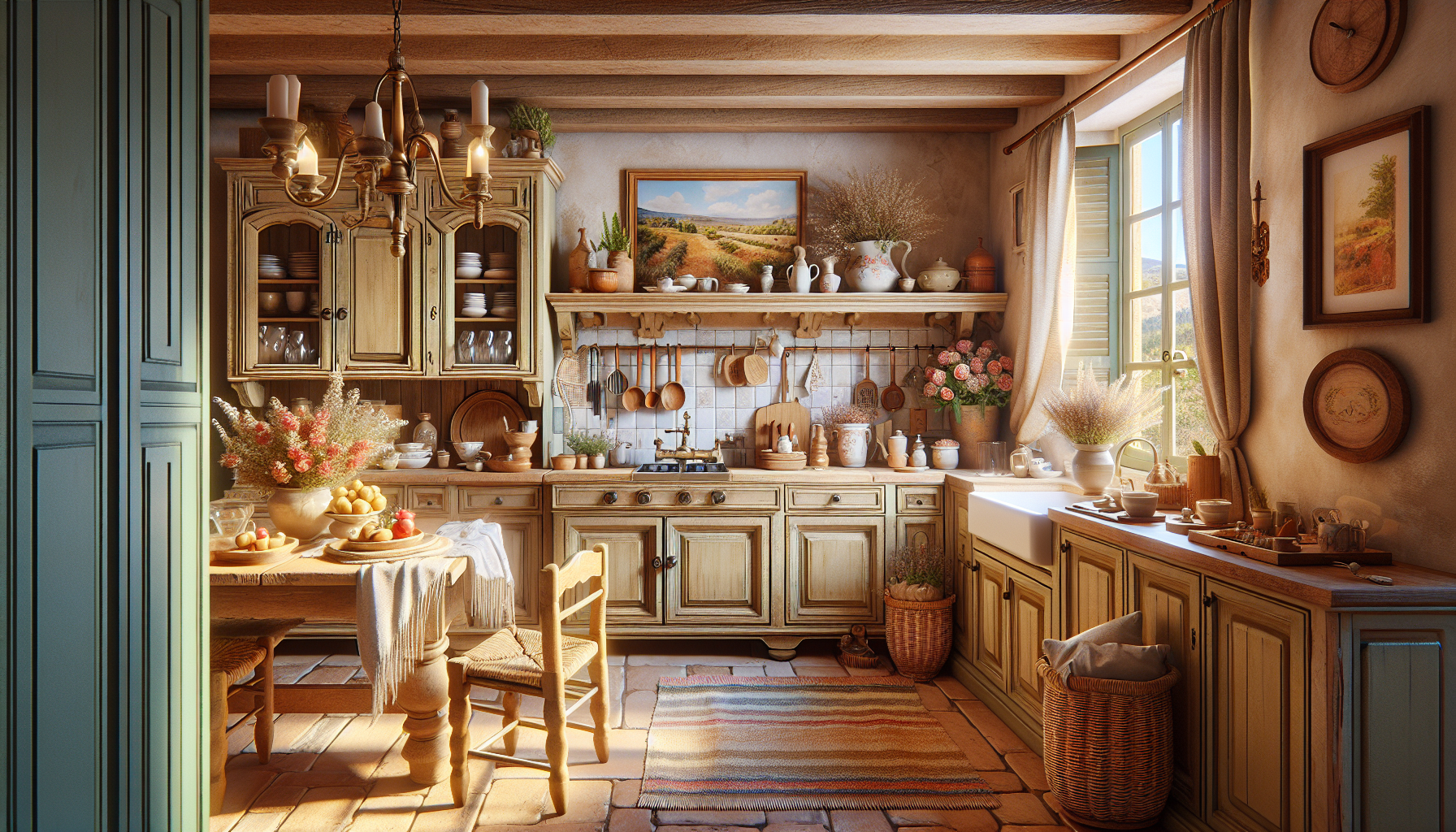 Kuchnia w stylu prowansalskim – aranżacja krok po kroku