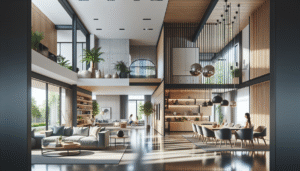 Nowoczesne wnętrza domu jednorodzinnego