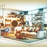 Nowoczesna kawalerka z jasnym wystrojem